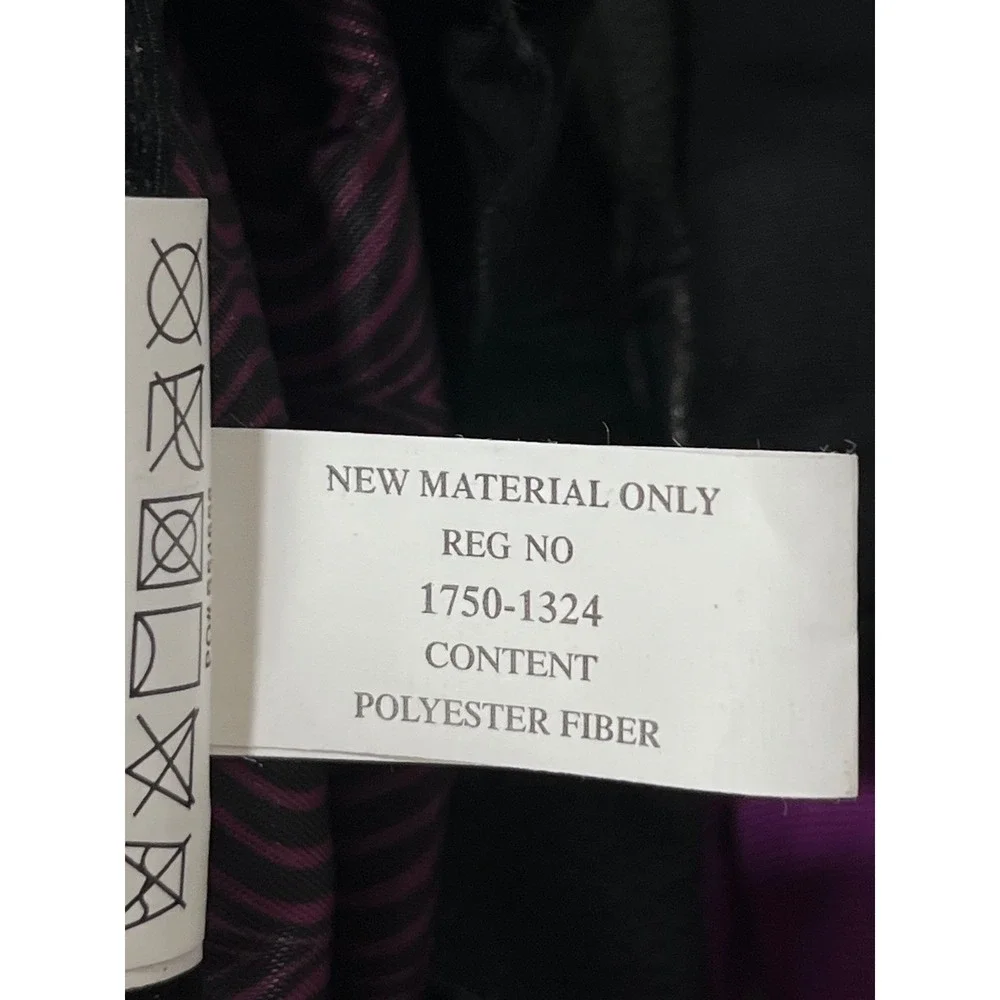 Dakine Tahoe‎ Gloves Womens Large Black Purple Leather Palm Ski Snowboard EUC